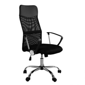 karekla-grafeioy-hm100001-mayro-mesh-kai