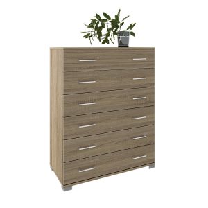 Chest of drawers with 6 drawers 115x45x45 cm