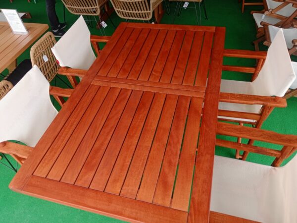 Τραπέζι Διας Φουρνιστής Οξιάς 160Χ90cm χρώμα κερασί